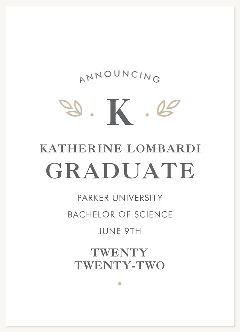 Scholarly Laurels Graduation
