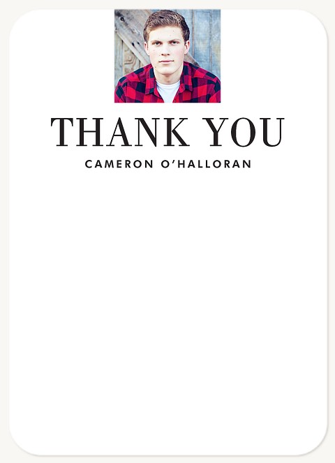 Bold Announcement Thank You Cards