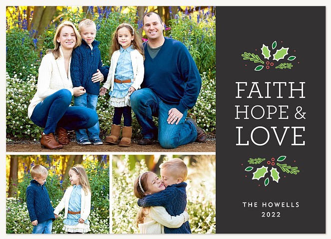 Hope & Holly Personalized Holiday Cards