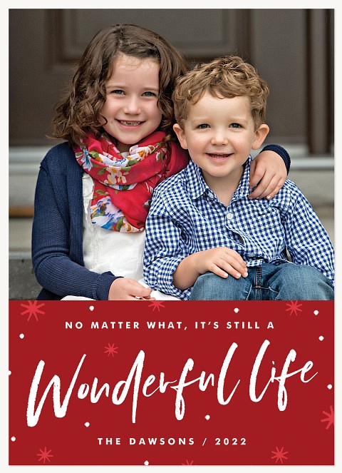 Still Wonderful Personalized Holiday Cards