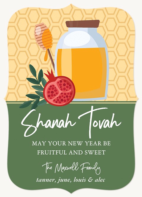 Sweet As Honey Rosh Hashanah cards