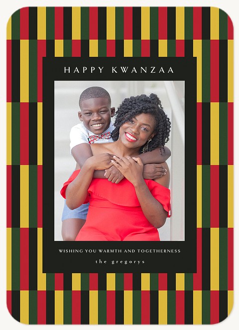 Striped Traditions Kwanzaa Cards