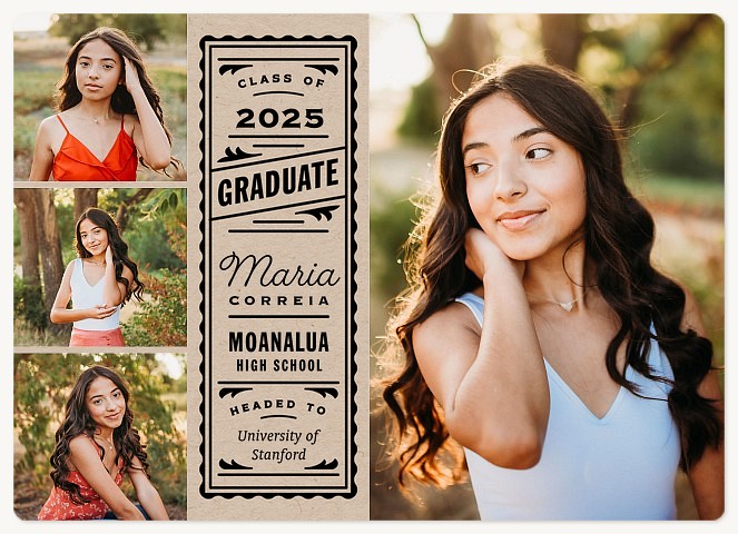 Classic Kraft Graduation Cards