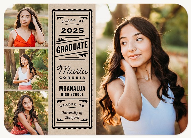 Classic Kraft Graduation Cards