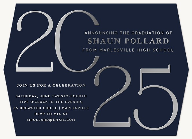 Large Year Graduation Cards