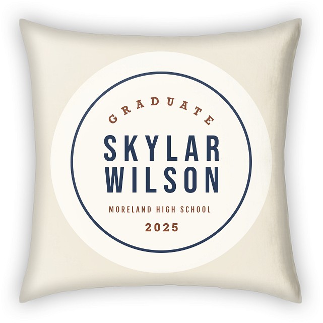 Scholarly Seal Custom Pillows