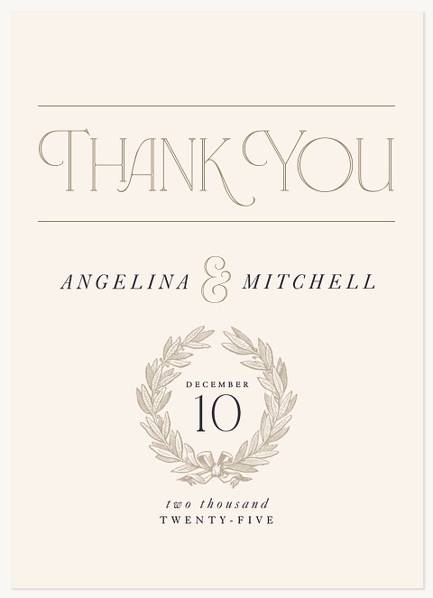 Eternal Thank You Cards 