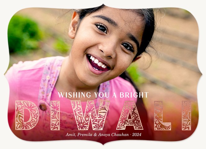 Warm Diwali Diwali Holiday Cards