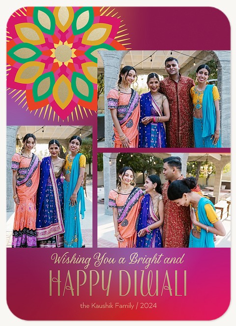 Modern Mandala Diwali Holiday Cards