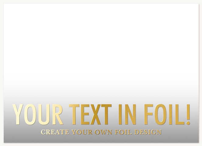 Create Your Own Foil Design Custom Cards