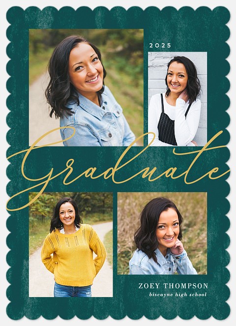 Painterly Elegance Graduation Cards