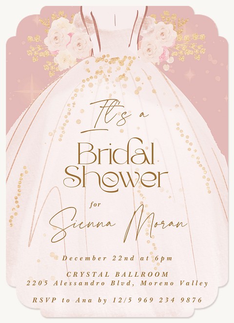 Lovely Day Bridal Shower Invitations