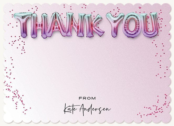 Thank You Balloons Thank You Cards 