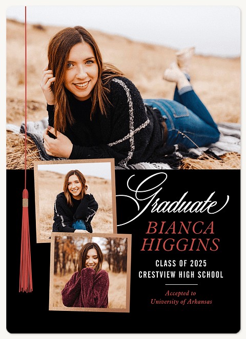 Tassel Trio Graduation Cards