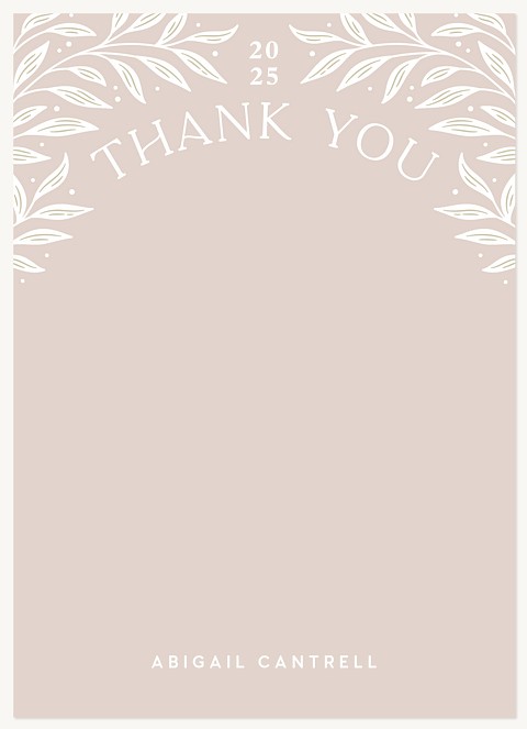 Botanical Arch Thank You Cards 