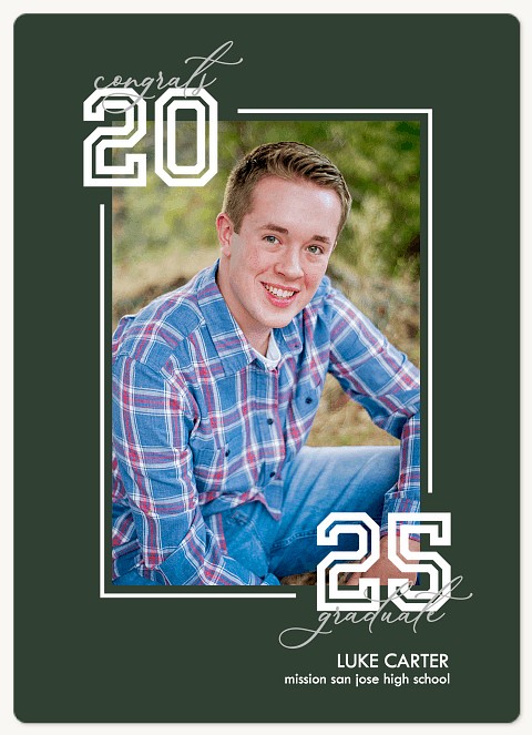 Varsity Frame Graduation Cards