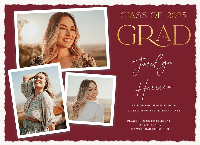 Classic Elegance Graduation Cards