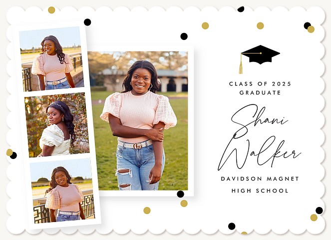 Cheery Confetti Graduation Cards