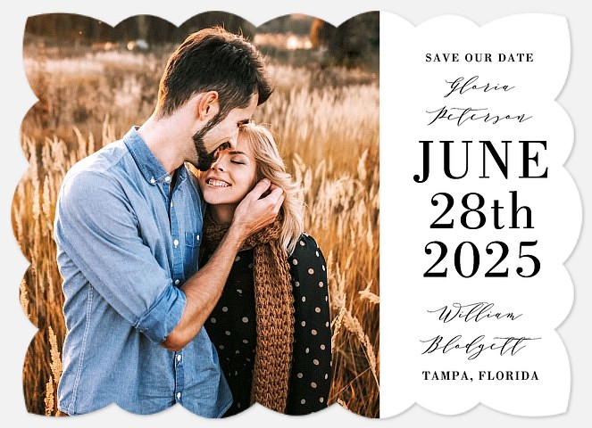 Modern Mix Save the Date Photo Cards