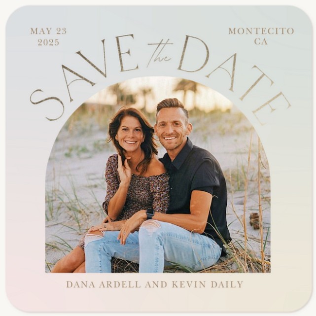 Serene Mist Save the Date Cards