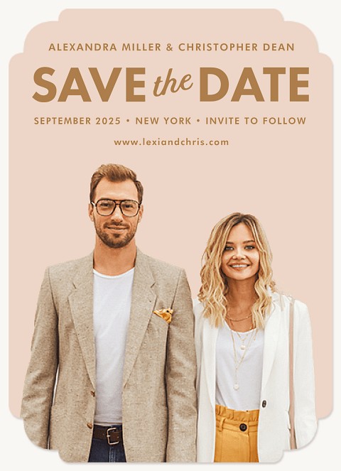 Movie Poster Save the Date Cards