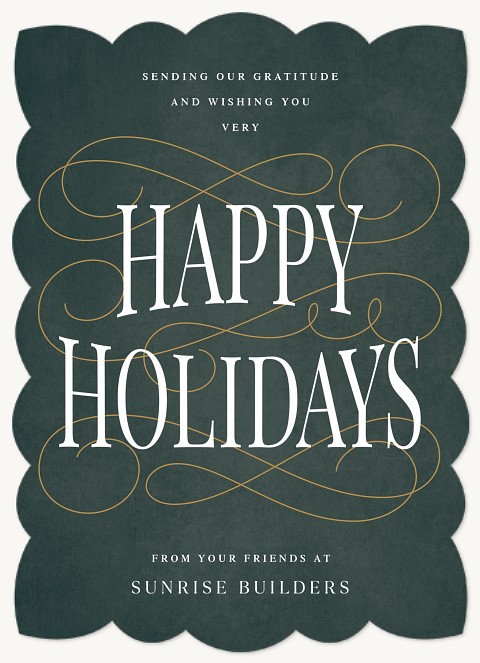 Classic Traditions Business Holiday Cards