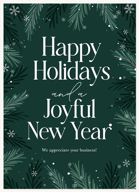 Joyful Edge Business Holiday Cards