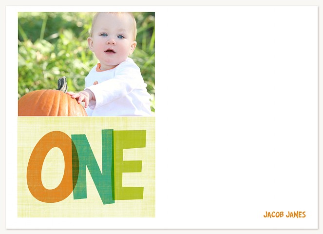 Orange Glow Birthday Thank You Cards