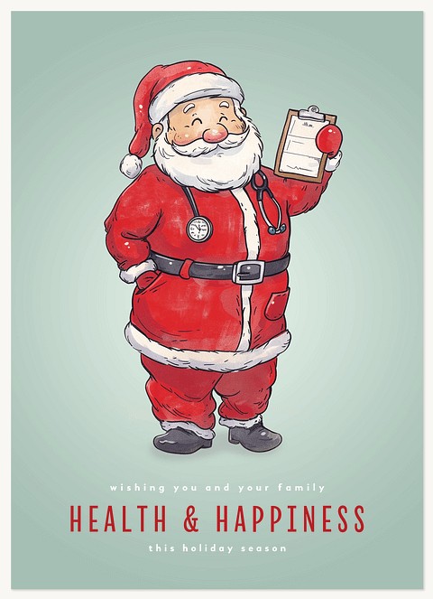 Dr. Santa Business Holiday Cards