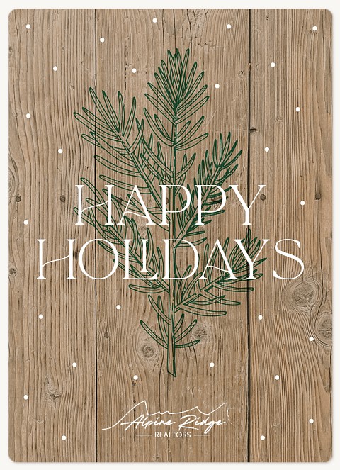 Farmhouse Pine Holiday & Christmas Magnet Cards