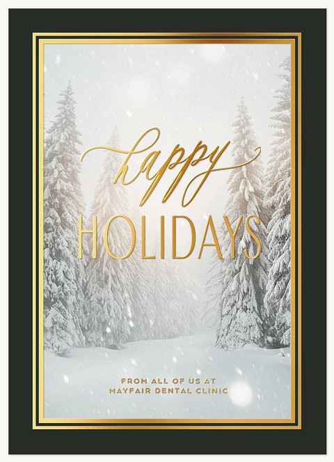 Eloquent Frame Business Holiday Cards