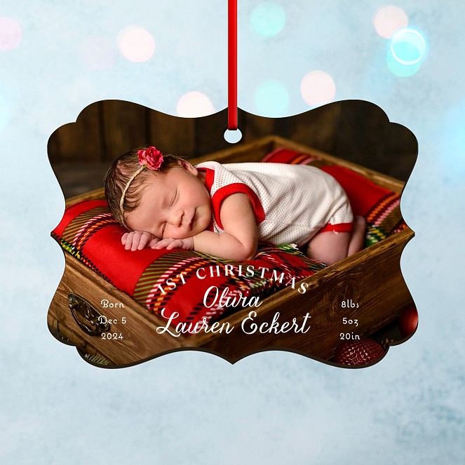 1st Christmas Personalized Ornaments