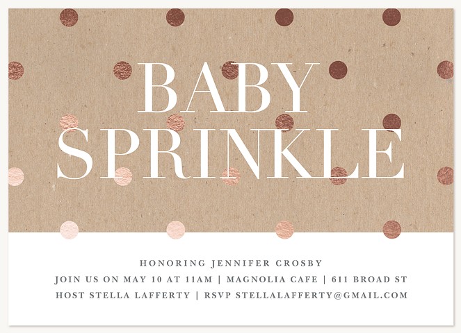 Cutest of All Baby Shower Invites