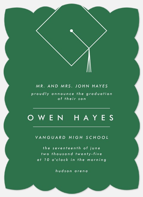 Modern Cap Graduation Cards