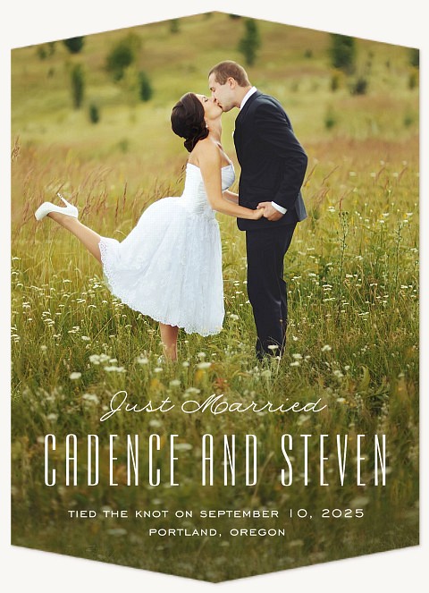 Effortless Love Wedding Announcements