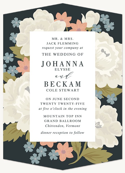 Vintage Romance Wedding Invitations