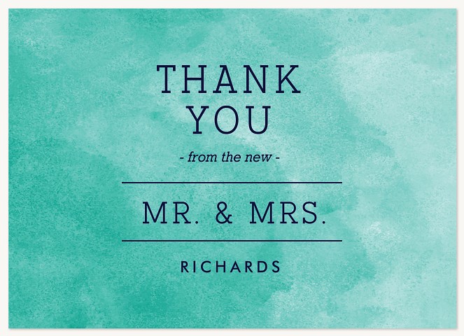 Enchanted Union Wedding Thank You Cards