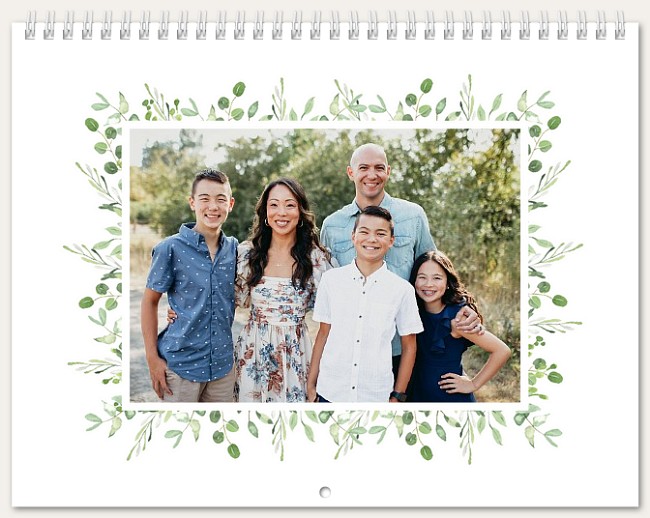 Eucalyptus Frame Calendar Custom Photo Calendars