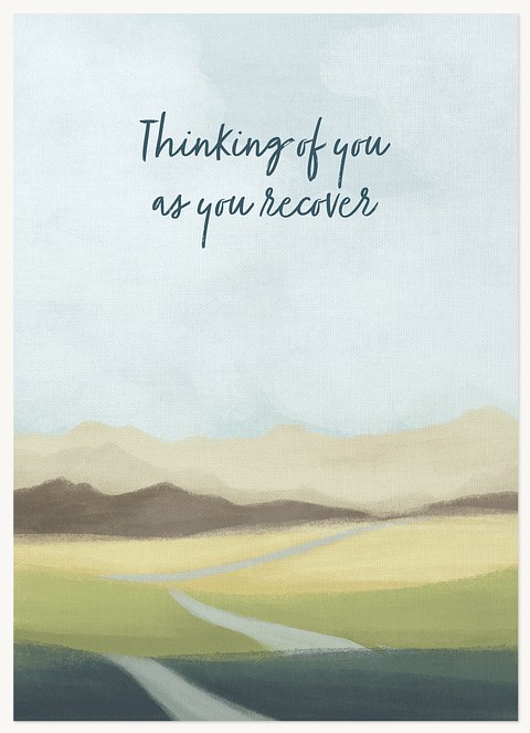 Road to Recovery Greeting Cards