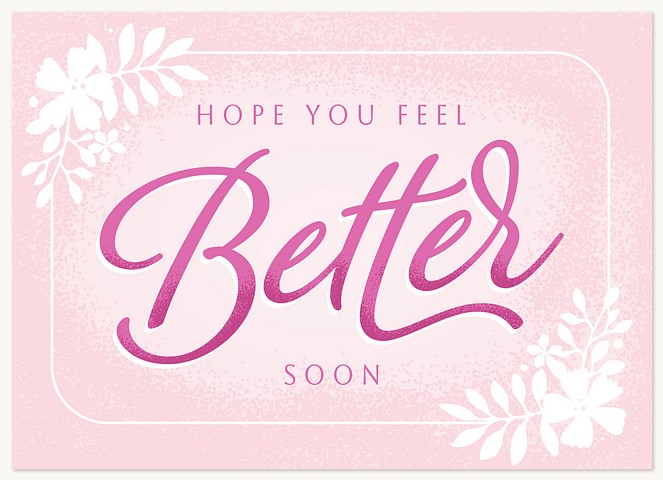 Feel Better Greeting Cards