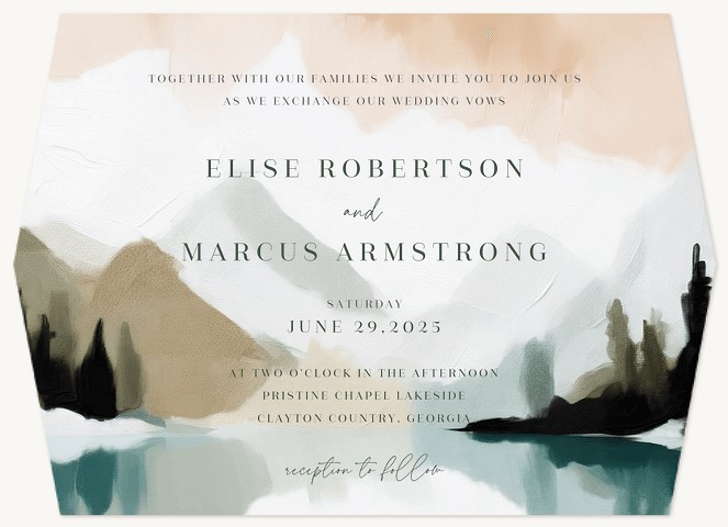 Mountain Vista Wedding Invitations