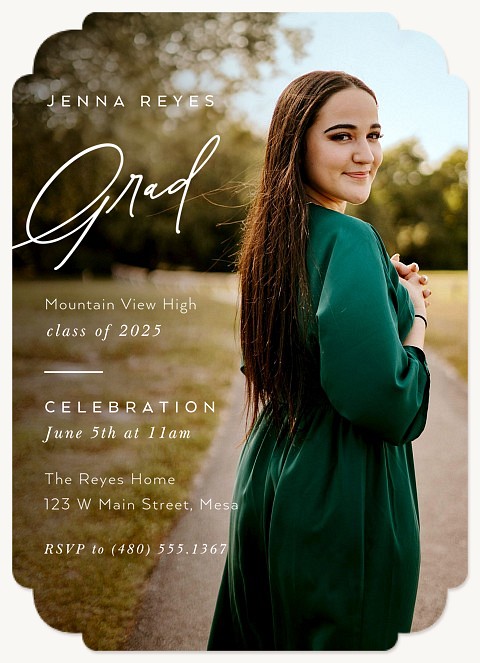 Senior Side Graduation Cards