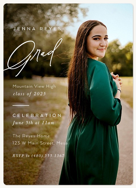 Senior Side Graduation Cards