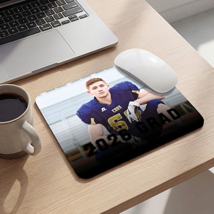 Varsity Spirit Graduation Photo Mouse Pad