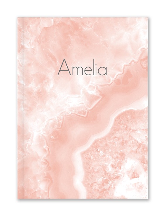 Rose Marble Custom Hardcover Journals