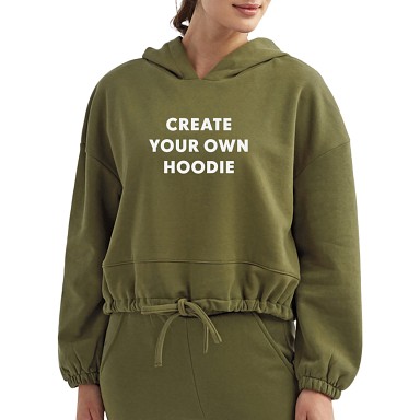 Women's Create Your Own Cropped Hoodie