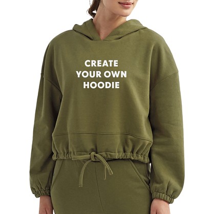 Women's Create Your Own Cropped Hoodie