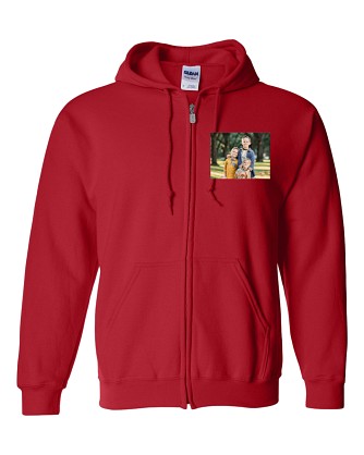 Gildan® Men's Picture-Perfect Photo Full Zip Hooded Sweatshirt