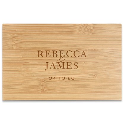 Our Special Day Bamboo Wine Gift Set