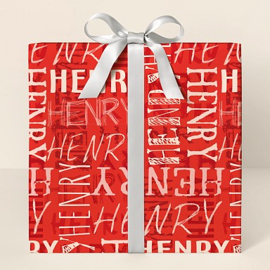 Signature Style Wrapping Paper